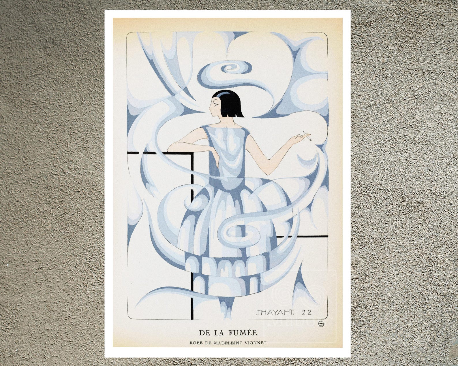 Ernesto Michahelles (Thayaht) "De la Fumée" (c.1922) - Mabon Gallery