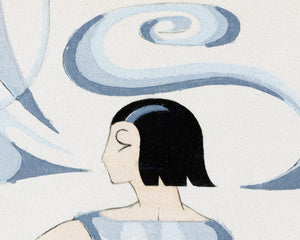 Ernesto Michahelles (Thayaht) "De la Fumée" (c.1922) - Mabon Gallery