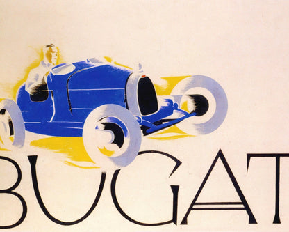 Ernst Deutsch - Dryden "Le Champion Du Monde - Bugatti" (c.1926) - Mabon Gallery