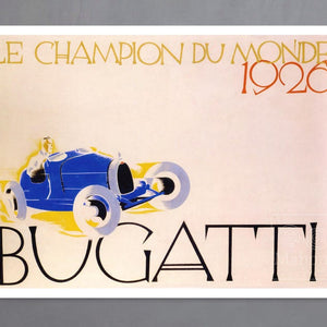 Ernst Deutsch - Dryden "Le Champion Du Monde - Bugatti" (c.1926) - Mabon Gallery