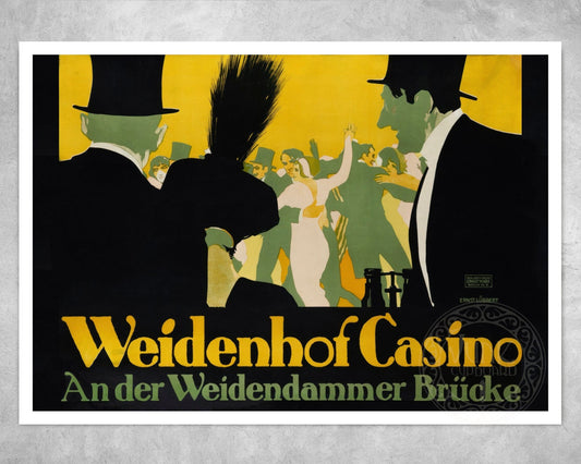 Ernst Lübbert "Weidenhof Casino" (1913) - Mabon Gallery
