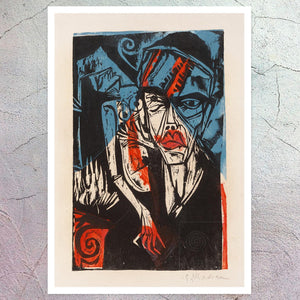 Ernst Ludwig Kirchner "Battles. The Agonies of Love" (c.1915) - Mabon Gallery