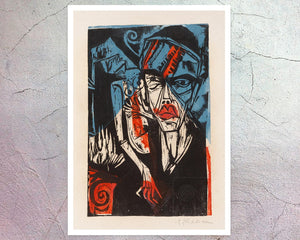 Ernst Ludwig Kirchner "Battles. The Agonies of Love" (c.1915) - Mabon Gallery