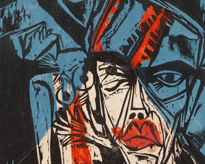 Ernst Ludwig Kirchner "Battles. The Agonies of Love" (c.1915) - Mabon Gallery