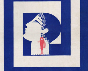 Erté "Harpers Bazar, July 1929" Magazine Cover Artwork - Mabon Gallery