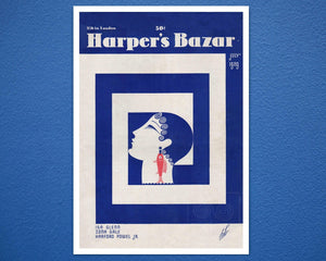 Erté "Harpers Bazar, July 1929" Magazine Cover Artwork - Mabon Gallery