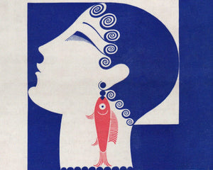 Erté "Harpers Bazar, July 1929" Magazine Cover Artwork - Mabon Gallery