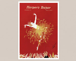Erté "Harpers Bazar, November 1920" Magazine Cover Artwork - Mabon Gallery