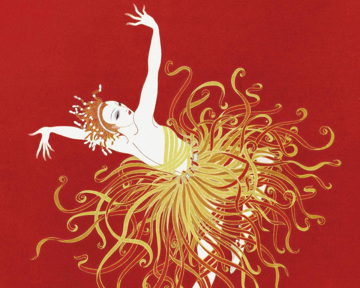 Erté "Harpers Bazar, November 1920" Magazine Cover Artwork - Mabon Gallery