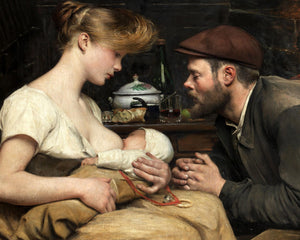 Eugène Buland "Parental Bliss" (c.1923) - Mabon Gallery