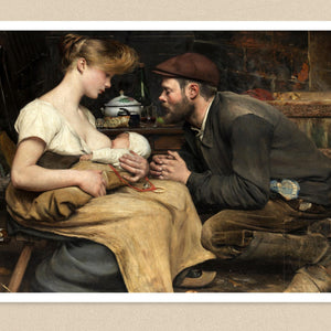 Eugène Buland "Parental Bliss" (c.1923) - Mabon Gallery