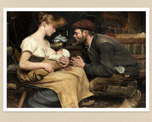 Eugène Buland "Parental Bliss" (c.1923) - Mabon Gallery