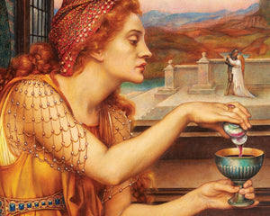 Evelyn De Morgan "The Love Potion" (c.1903) - Mabon Gallery