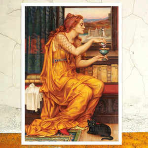 Evelyn De Morgan "The Love Potion" (c.1903) - Mabon Gallery