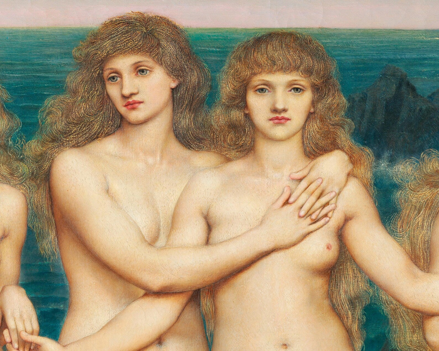 Evelyn de Morgan “The Sea Maidens” (c.1885) - Mabon Gallery