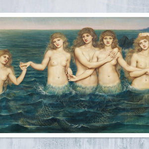 Evelyn de Morgan “The Sea Maidens” (c.1885) - Mabon Gallery