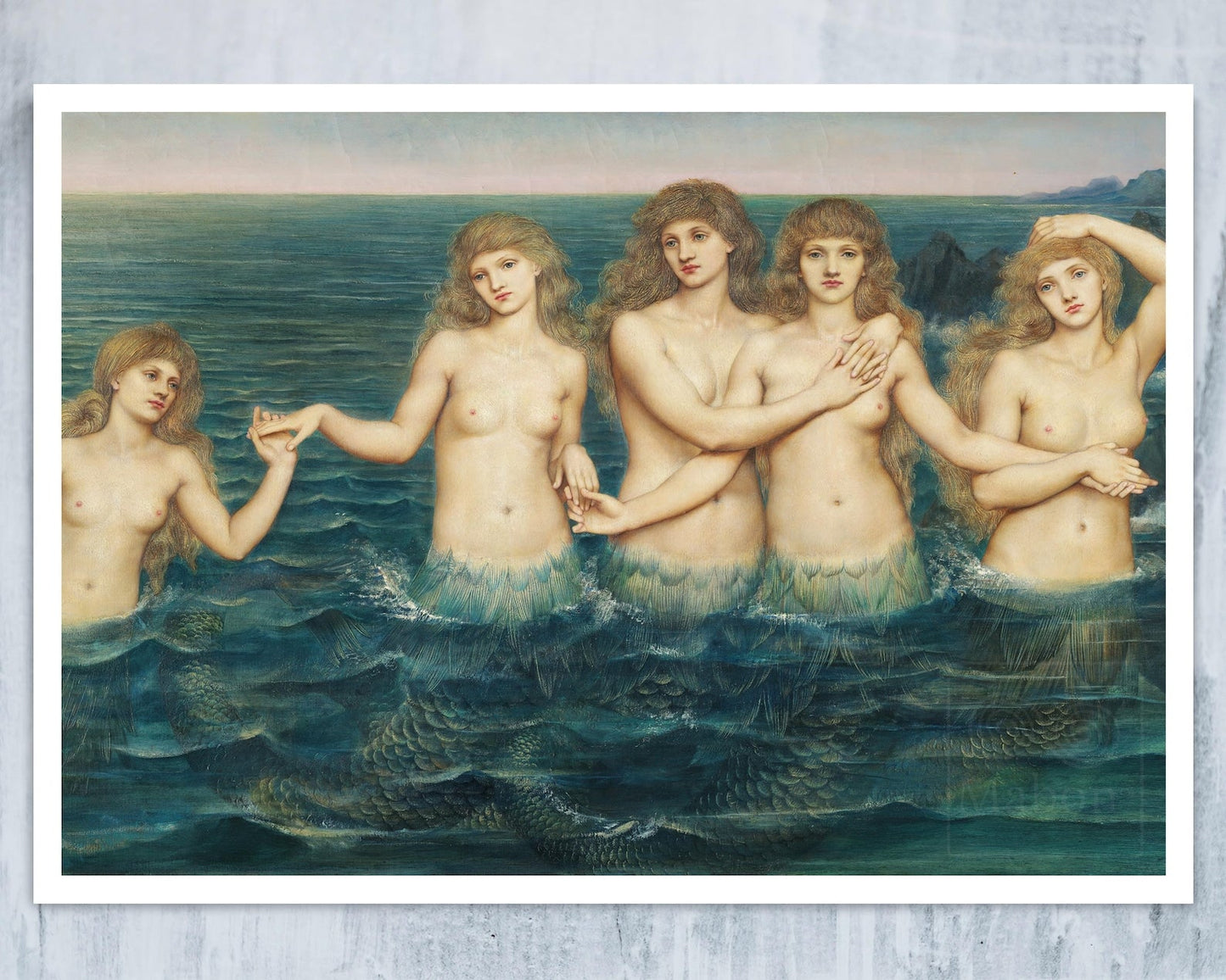 Evelyn de Morgan “The Sea Maidens” (c.1885) - Mabon Gallery