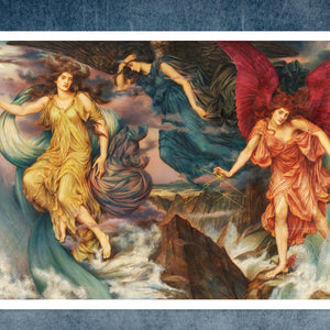 Evelyn De Morgan "The Storm Spirits" (c.1900) - Mabon Gallery