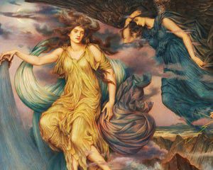 Evelyn De Morgan "The Storm Spirits" (c.1900) - Mabon Gallery