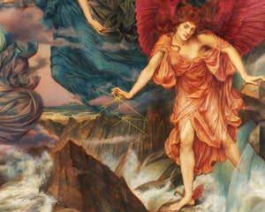 Evelyn De Morgan "The Storm Spirits" (c.1900) - Mabon Gallery