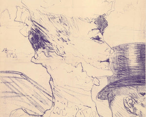 Exhibition Poster "Toulouse-Lautrec, Dresden 23.11.64 - 13.2.65" (c.1964) - Mabon Gallery