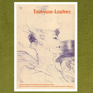 Exhibition Poster "Toulouse-Lautrec, Dresden 23.11.64 - 13.2.65" (c.1964) - Mabon Gallery