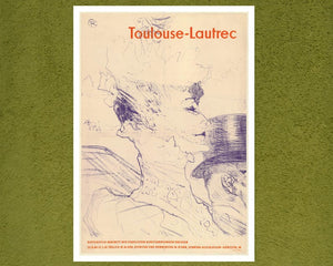 Exhibition Poster "Toulouse-Lautrec, Dresden 23.11.64 - 13.2.65" (c.1964) - Mabon Gallery
