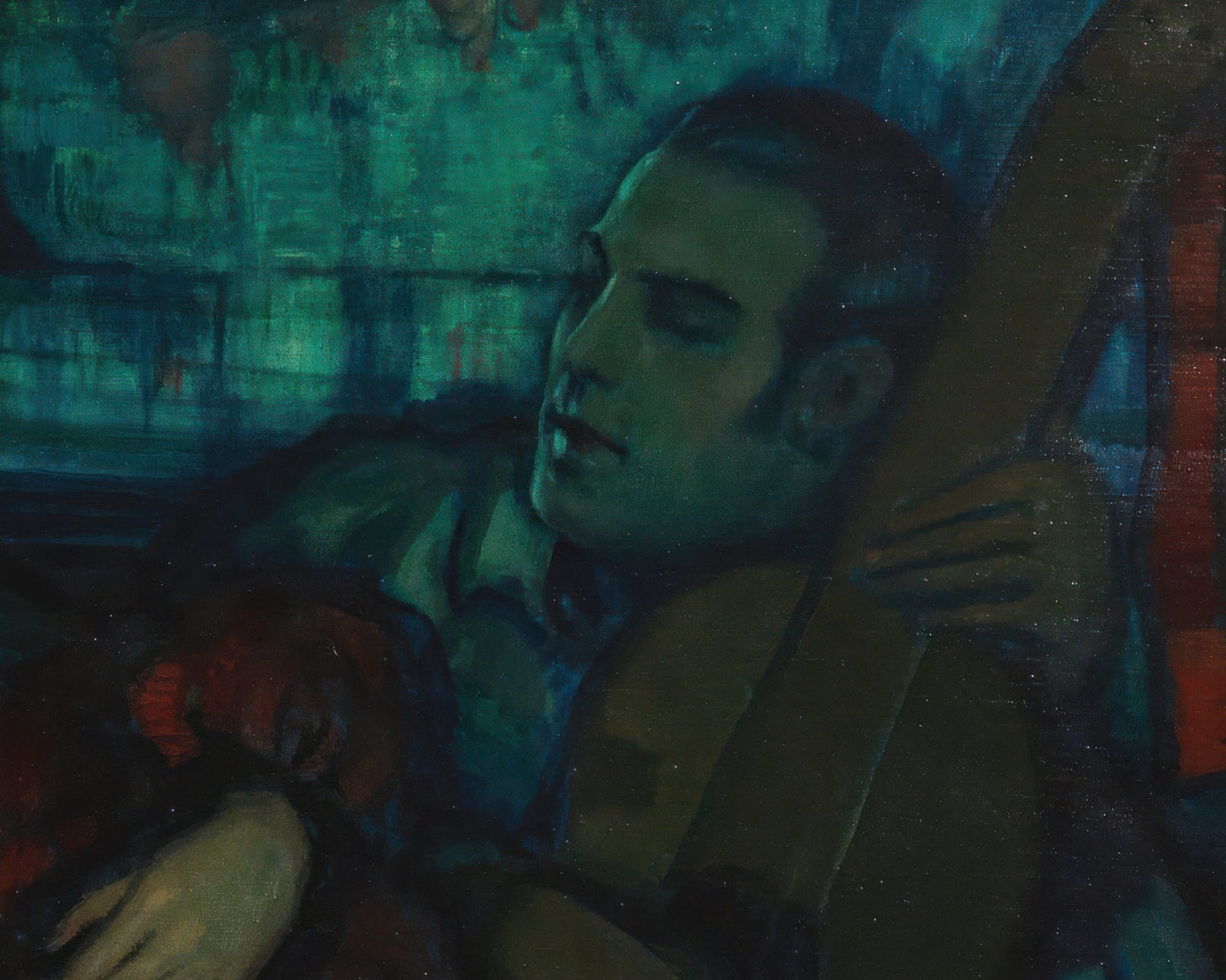 Federico Beltrán Masses "Pola Negri y Rudolph Valentino" (c.1925) - Mabon Gallery