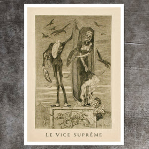 Félicien Rops "Le Vice Suprême" (c.1883) - Mabon Gallery