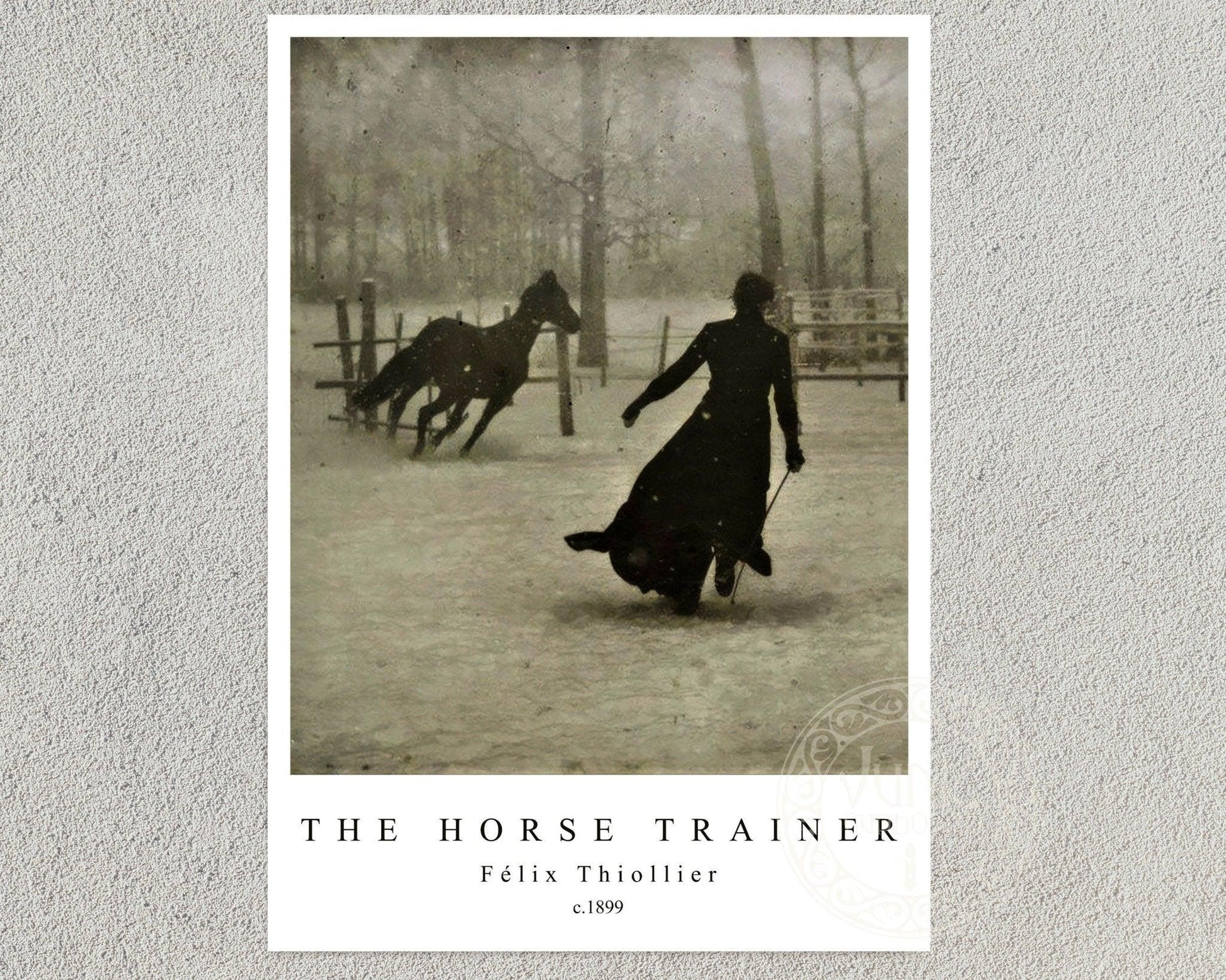Félix Thiollier "The Horse Trainer" (c.1899) - Mabon Gallery