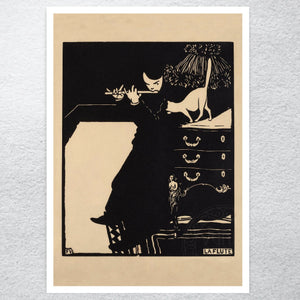 Félix Vallotton "Instruments de Musique: La Flute" (c.1894) - Mabon Gallery