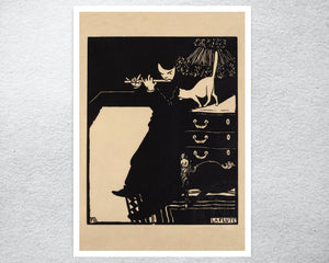 Félix Vallotton "Instruments de Musique: La Flute" (c.1894) - Mabon Gallery