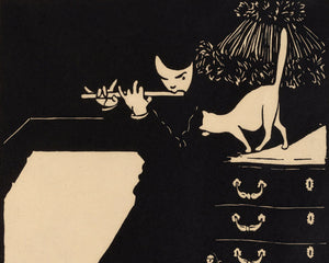 Félix Vallotton "Instruments de Musique: La Flute" (c.1894) - Mabon Gallery