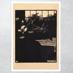 Félix Vallotton "Instruments de Musique: La Guitare" (c.1894) - Mabon Gallery