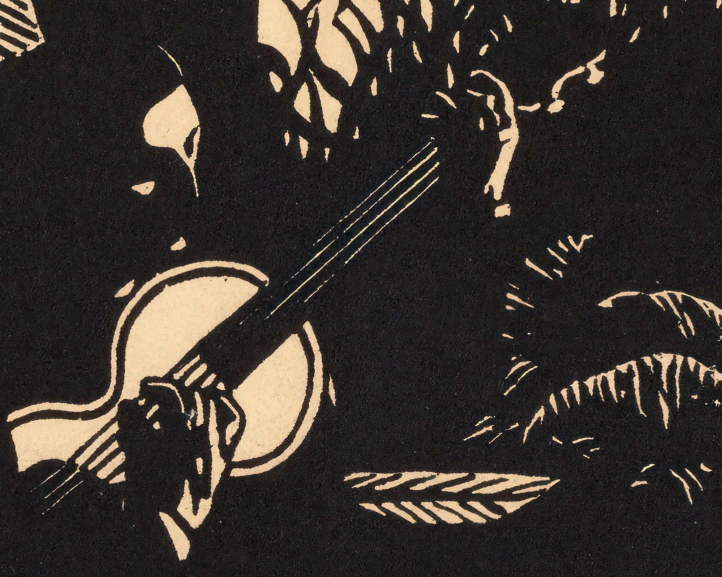 Félix Vallotton "Instruments de Musique: La Guitare" (c.1894) - Mabon Gallery