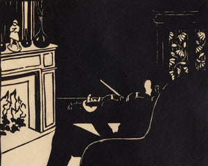 Félix Vallotton "Instruments de Musique: La Violon" (c.1894) - Mabon Gallery