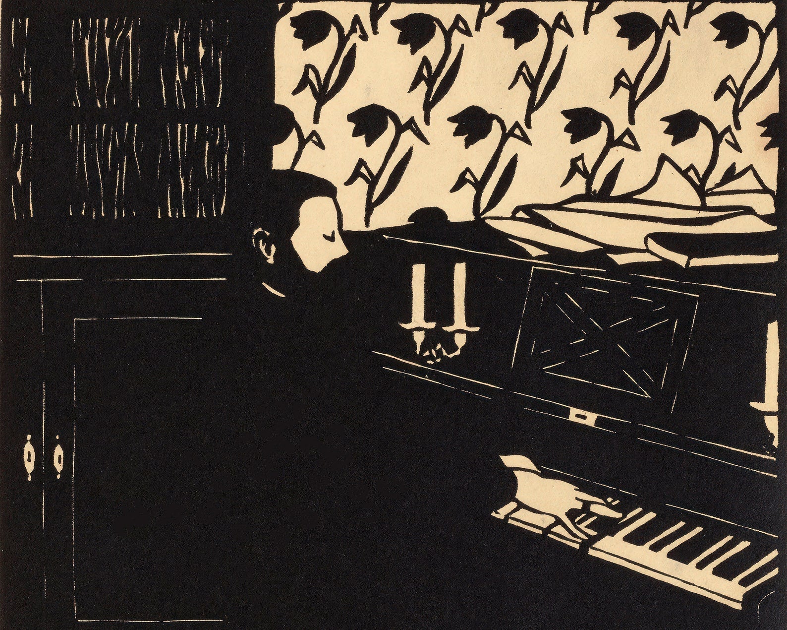 Félix Vallotton "Instruments de Musique: Le Piano" (c.1894) - Mabon Gallery