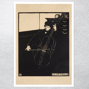 Félix Vallotton "Instruments de Musique: Le Violoncelle" (c.1894) - Mabon Gallery