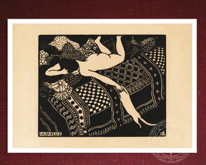 Félix Vallotton "La Paresse" (c.1896) - Mabon Gallery