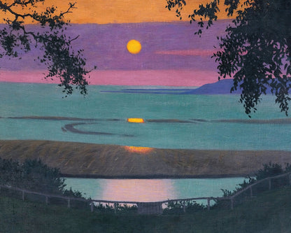 Félix Vallotton "Soir, Côte de Grâce" (c.1917) - Mabon Gallery