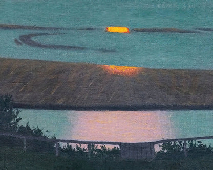 Félix Vallotton "Soir, Côte de Grâce" (c.1917) - Mabon Gallery