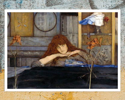 Fernand Khnopff "I Lock My Door Upon Myself" (1891) - Mabon Gallery