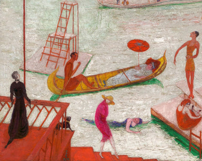 Florine Stettheimer "Lake Placid" (c.1919) - Mabon Gallery