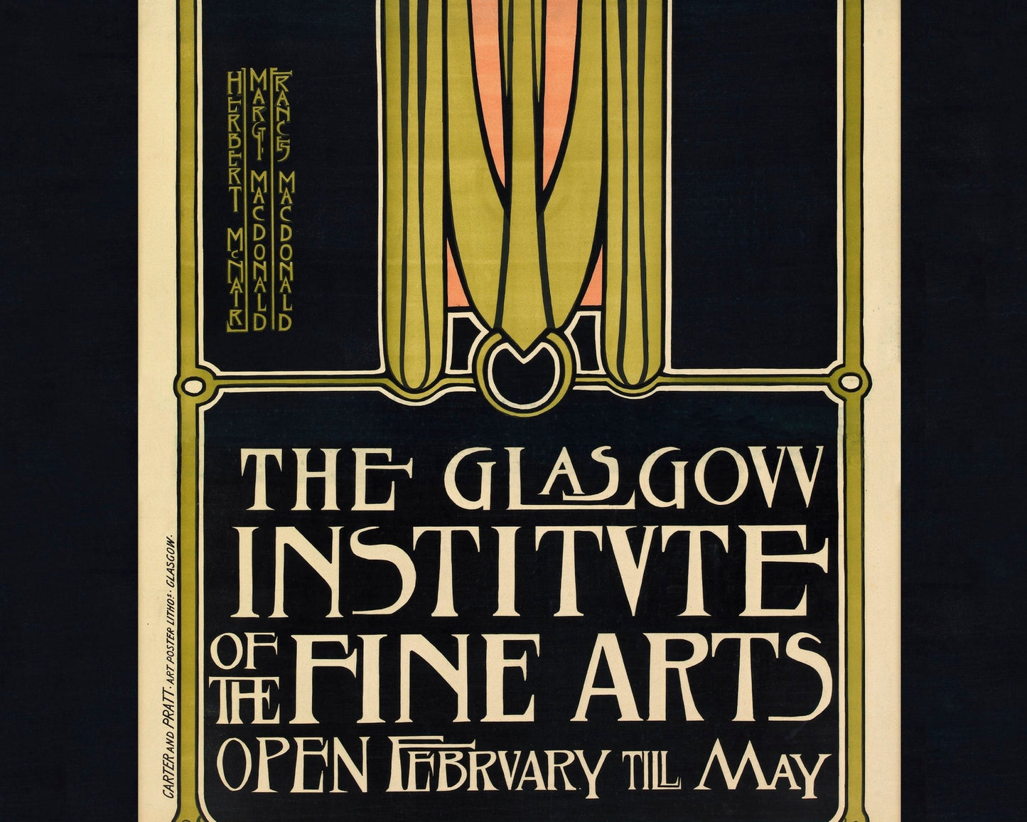 Frances MacDonald "The Glasgow Institute of Fine Arts" (c.1895) - Mabon Gallery