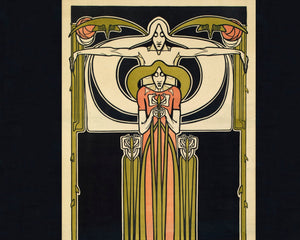 Frances MacDonald "The Glasgow Institute of Fine Arts" (c.1895) - Mabon Gallery