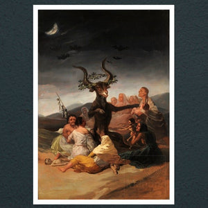 Francisco Goya "Witches' Sabbath" (c.1797) - Mabon Gallery
