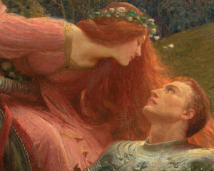 Frank Bernard Dicksee “La Belle Dame sans Merci” (c.1901) - Mabon Gallery