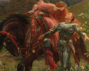 Frank Bernard Dicksee “La Belle Dame sans Merci” (c.1901) - Mabon Gallery