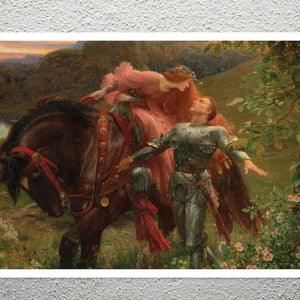Frank Bernard Dicksee “La Belle Dame sans Merci” (c.1901) - Mabon Gallery