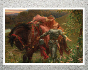 Frank Bernard Dicksee “La Belle Dame sans Merci” (c.1901) - Mabon Gallery